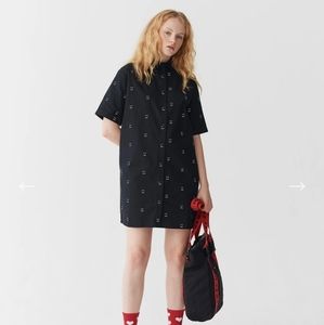 Lazy Oaf Happy Sad Shirt Dress